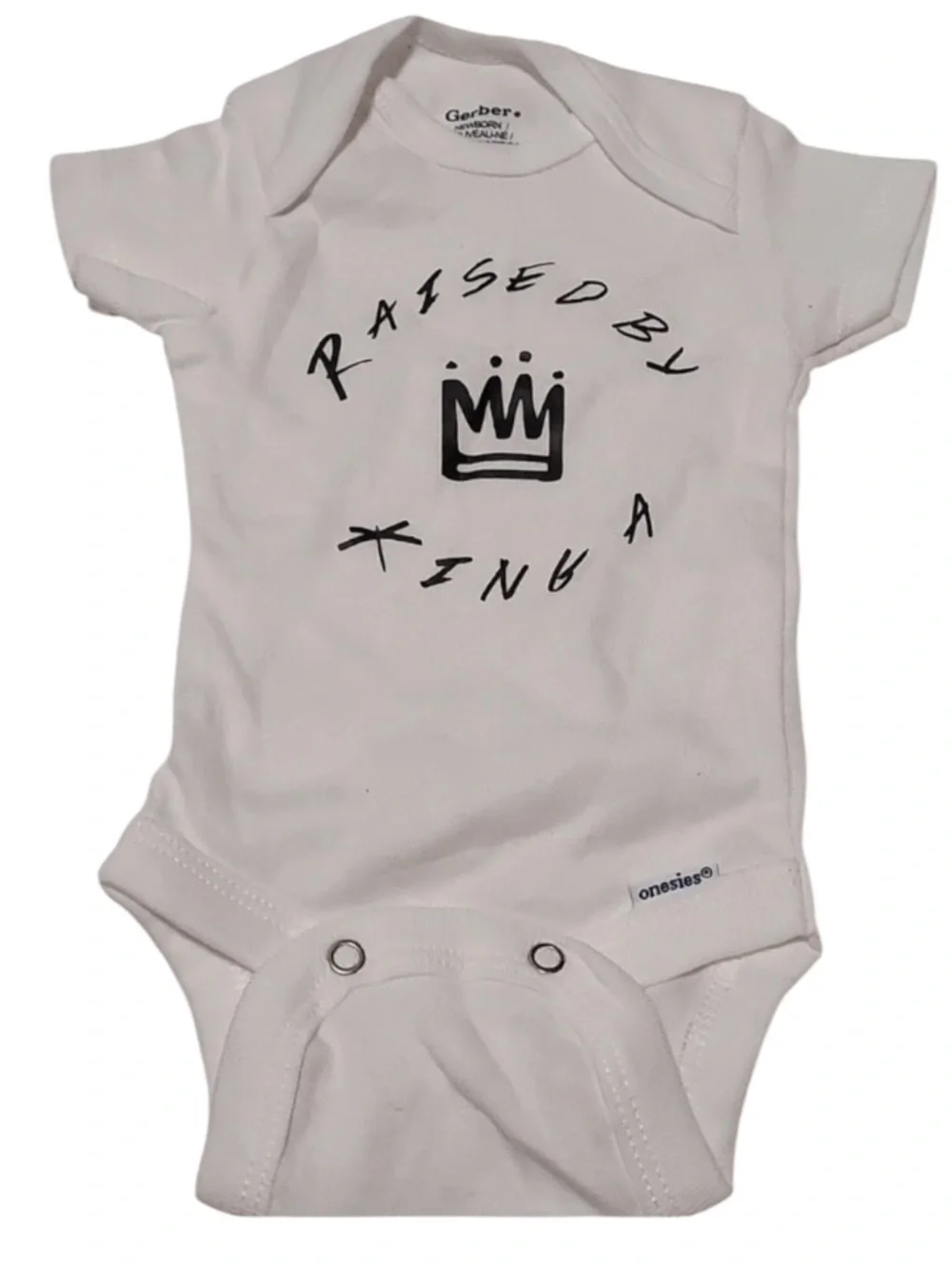 RAISED by king A Gerber one piece size newborn new without tag never worn 100%co